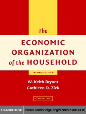 cover image of The Economic Organization of the Household